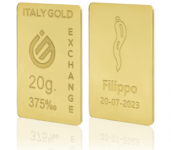 Sztabka Złota Róg szczęścia 9kt 20gr IGE GOLD